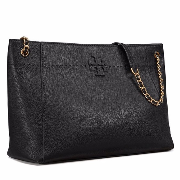 Tory Burch Handbags - tory burch MCGRAW CHAIN-SHOULDER SLOUCHY TOTE